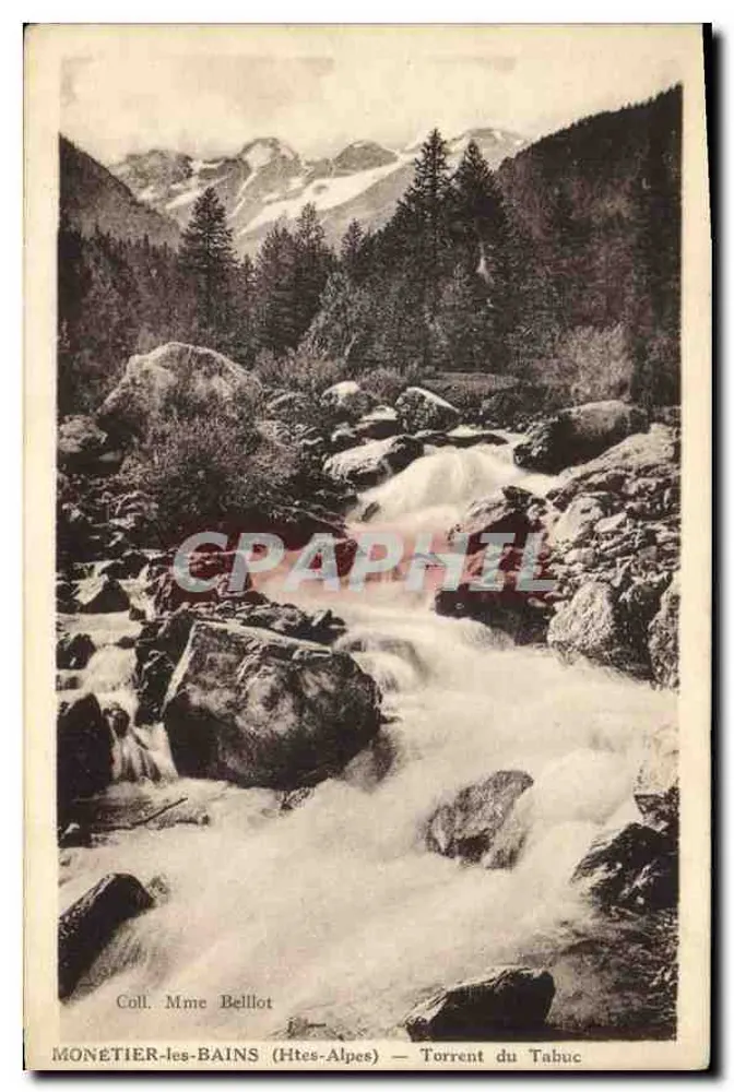 Monétier-les-Bains (Hautes-Alpes) — Torrent du Tabuc — Sammlung Mme Belllot - Vorderseite