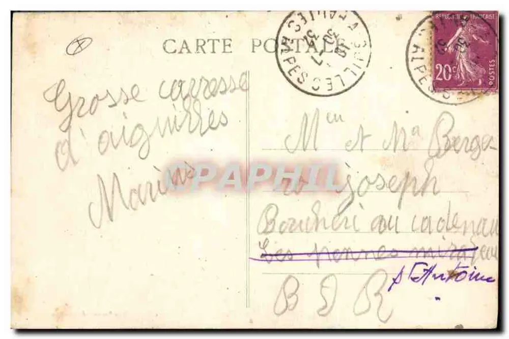 Alpes - Vale do Queryras - Regiões de ABRIÈS - Vale de Valpreveyre e o Bric-Bouchet (3003 m.) — Alba Junbert, Editor, Gap - Verso