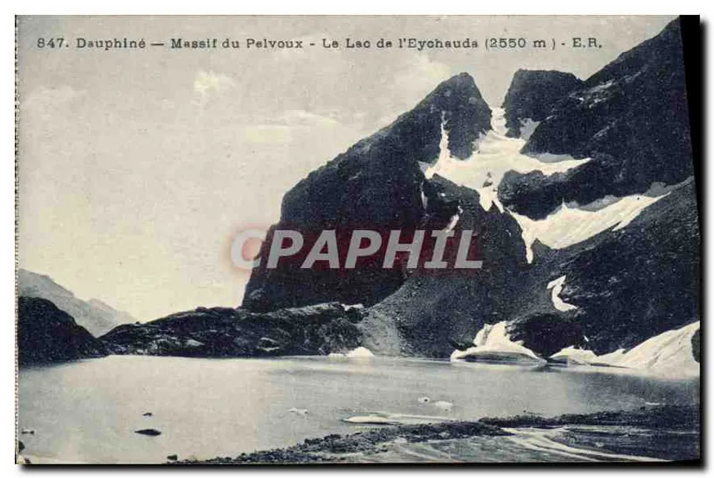Dauphiné — Massif du Pelvoux — Le Lao de l'Eyohauda (2550 m) — E.R. - Vorderseite