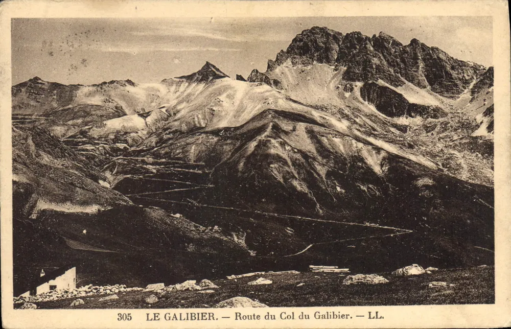 Le Galibier — Estrada do Col do Galibier — LL. — N° 305 - Frente