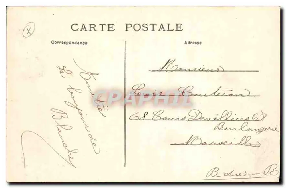 Rochers d'Astet und Route de Mayres — Hochtal der Ardèche — Verlag: Anonym - Rückseite