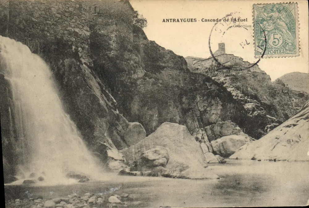 Antraygues - Cascata de Razuel — Coleção - Frente