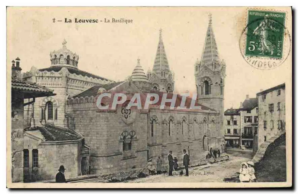 La Louvesc - A Basílica — Fototipia Lyon, n°2 - Frente