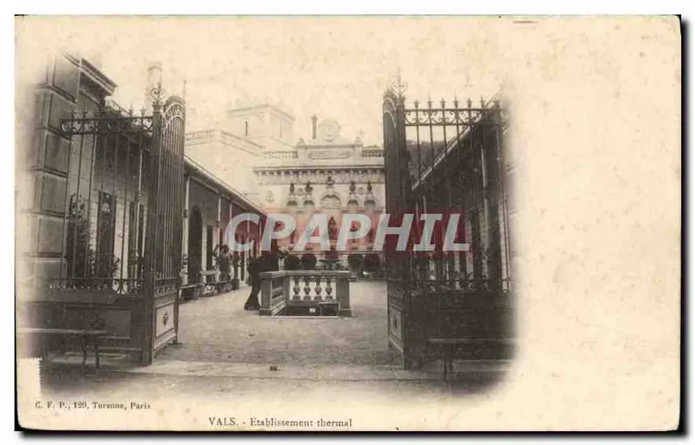 Valls - Estabelecimento Termal — Paris — G. F. P., Turzone, Paris - Frente