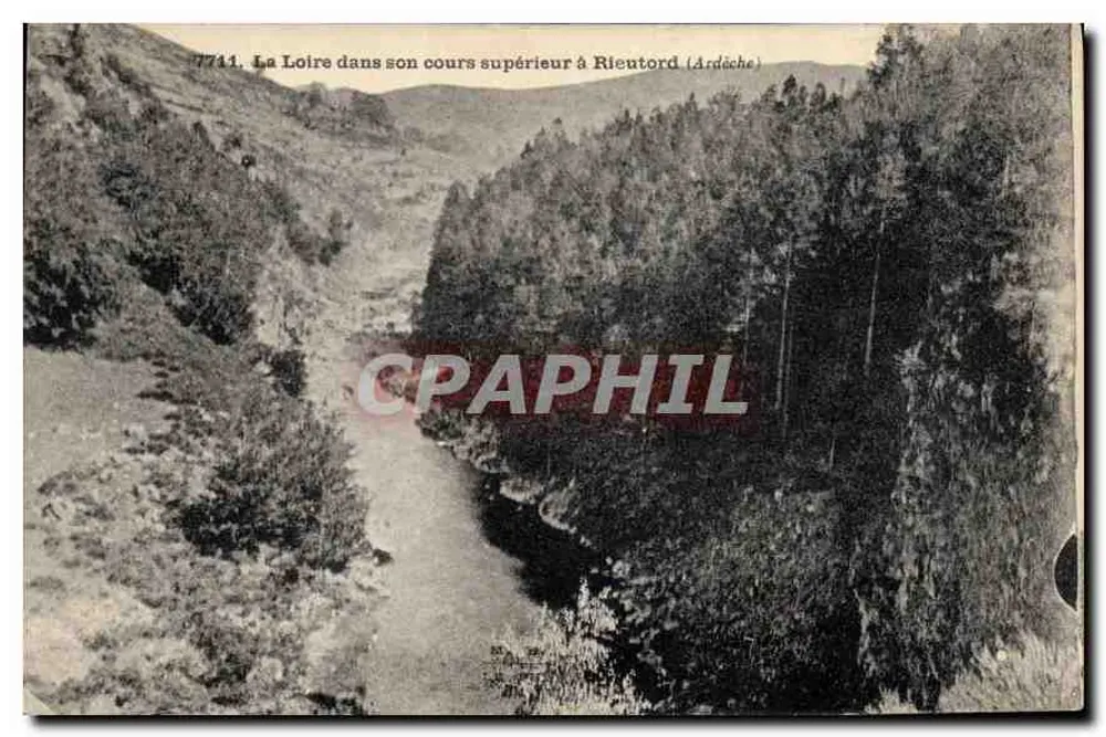 Die Loire in ihrem Oberlauf bei Rieutord (Ardèche) — n° 7711 — Verlag: Art Margerit-Brémont - Le Puy - Vorderseite