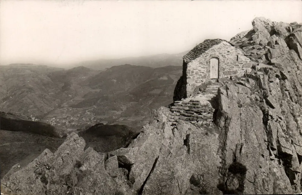 Kaplica w Soutron (1.280 m) — w dolinie Arcens — wydano przez Cléde Henri-Pierre, nr 19 - Awers