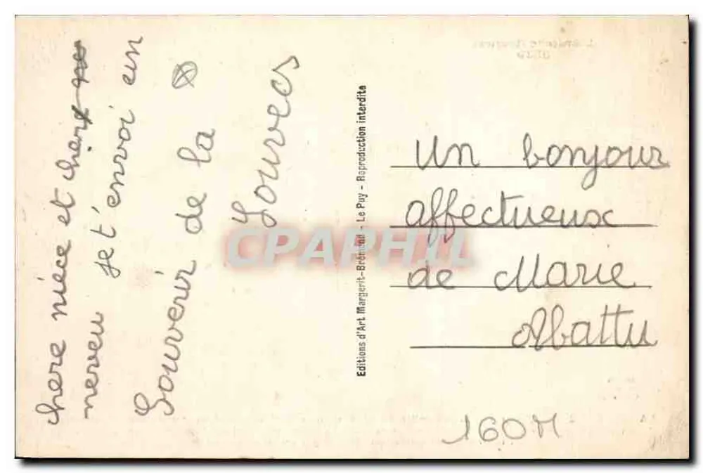 La Louvesc (alt. 1050 m.) — A totalidade da Basílica São Régis — L'Ardeche Illustrée 3539 - Verso