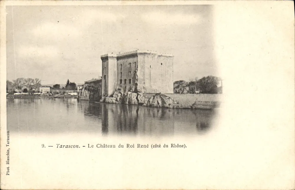 Tarascon — Schloss des Königs René (Rhône-Seite) — Plot Blanchin, Tarascon, n°9 - Vorderseite