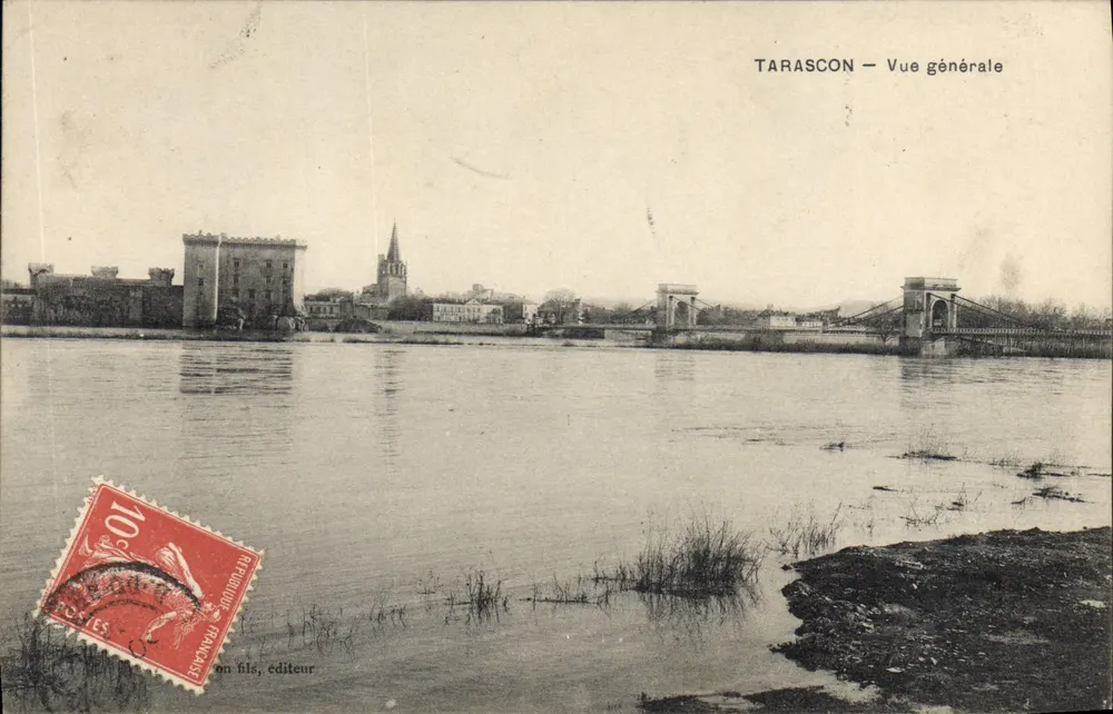 Tarascon — General View — on fils, editor - Frente