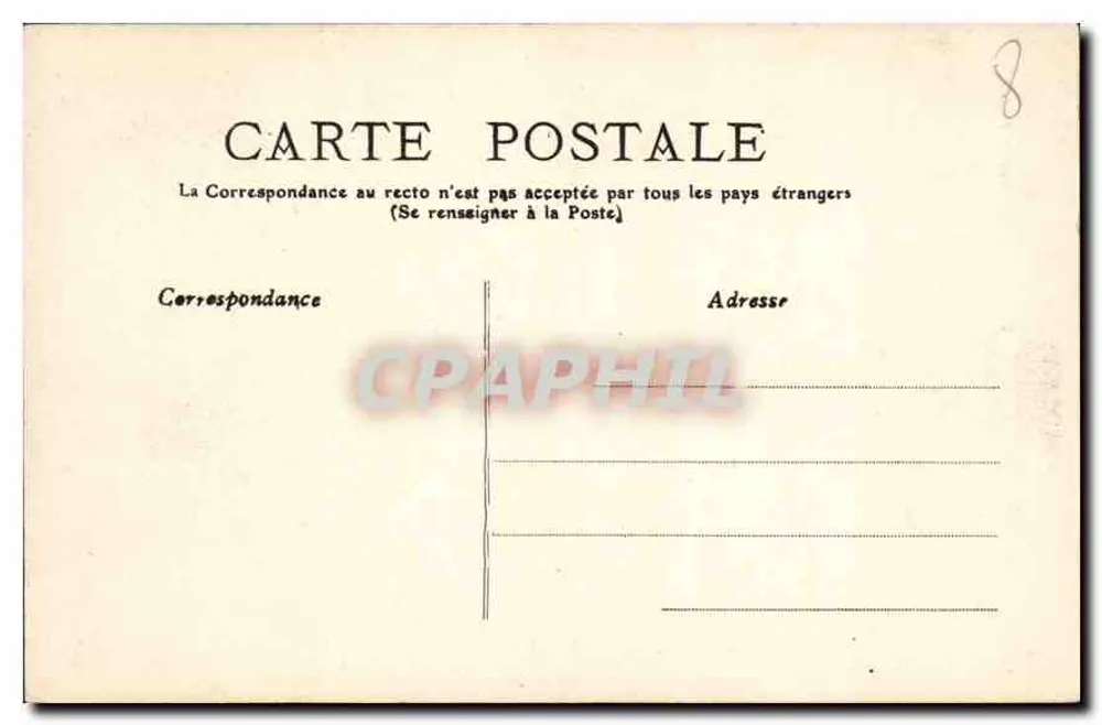 Tarascon — Porta São João — Editor: Léon Alleaume - Verso