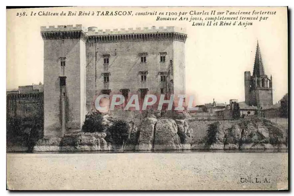 Castelo do Rei René em Tarascon — editor Gill L.A., n° 258 - Frente