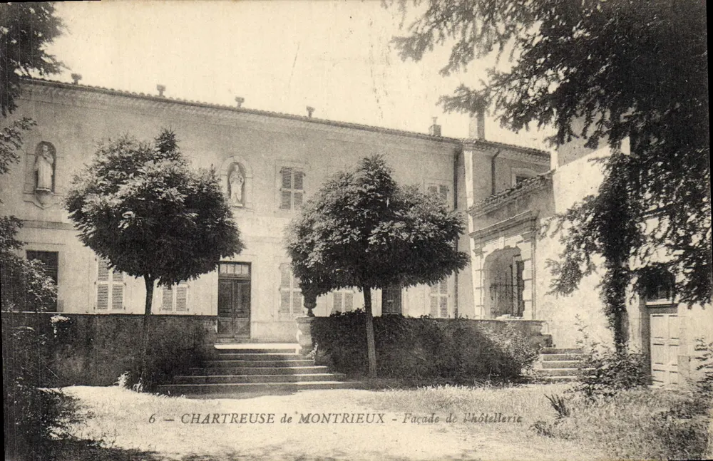 Chartreuse de Montrieux — Façade de l'hôtellerie — Édition F. Duez - Recto