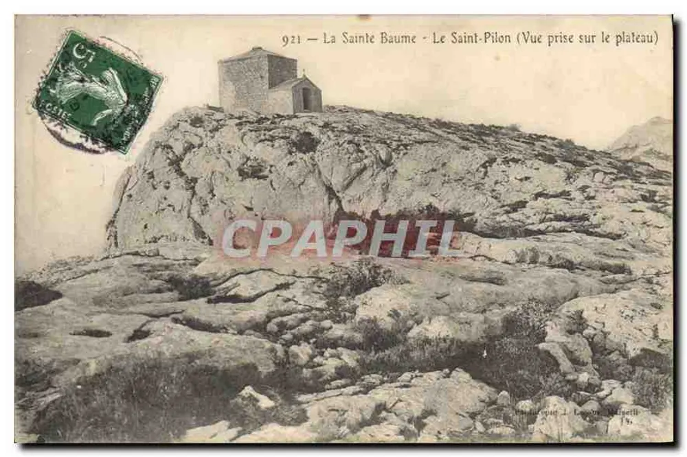 La Sainte Baume - Le Saint-Pilon (Aussicht vom Plateau) — J. L. Magnetti, Nr. 921 - Vorderseite