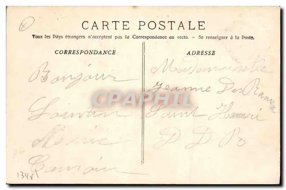 La Sainte Baume - Le Saint-Pilon (Aussicht vom Plateau) — J. L. Magnetti, Nr. 921 - Rückseite
