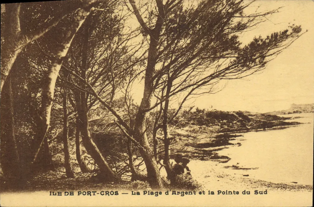 ÎLE DE PORT-CROS — La Plage d'Argent und die Pointe du Sud - Vorderseite