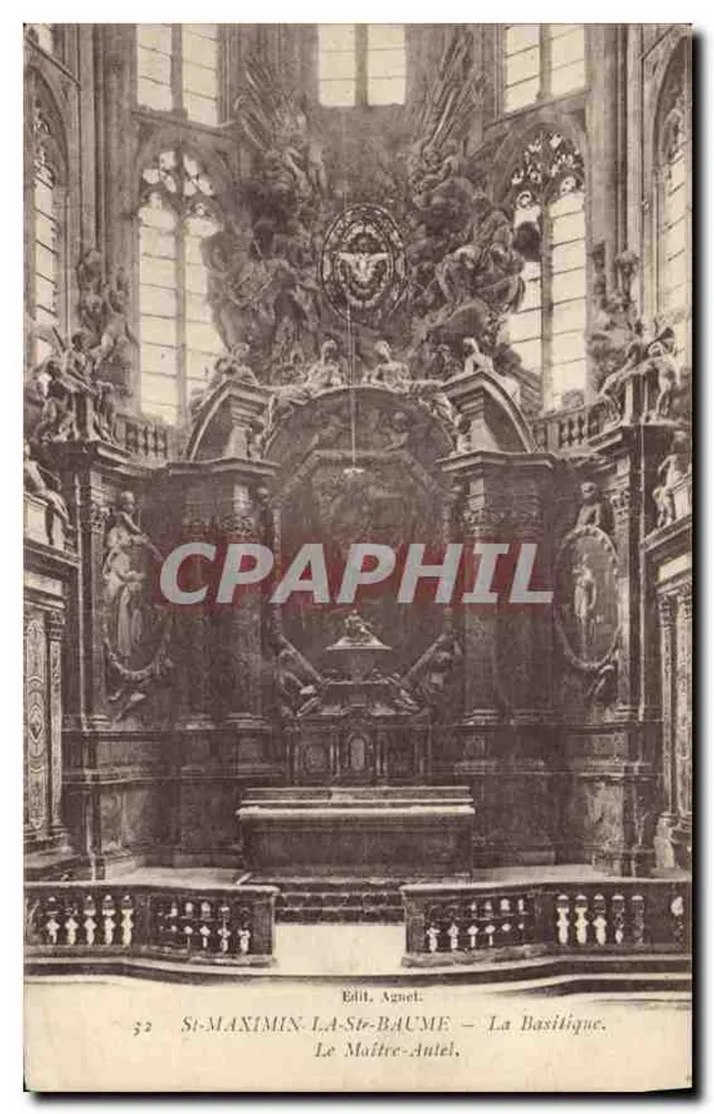 St-Maximin-la-Sainte-Baume — Die Basilika — Der Hauptaltar - Vorderseite