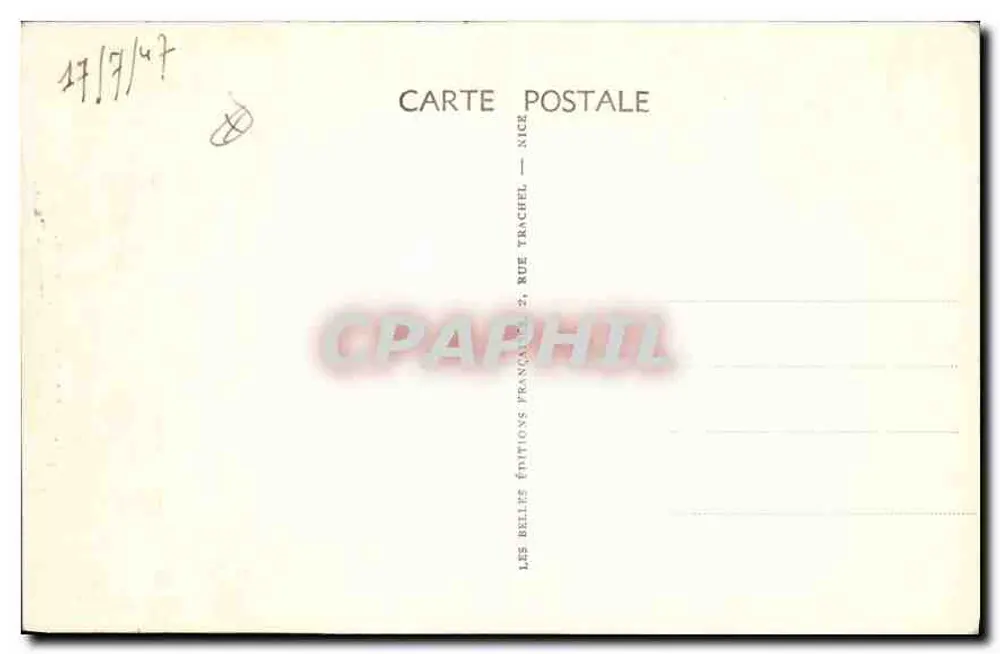 Sainte-Paume — Saint-Pilon mit Blick über die Ebene — Éditions Françaises, Nice - Rückseite