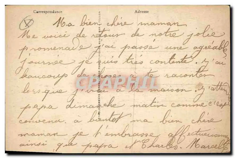 La Sainte-Baume : Chegada à Gruta — editor não identificado, n° 16 - Verso