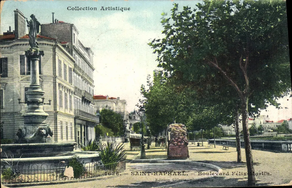 Saint-Raphaël — Boulevard Félix-Martin — Edição Giletta - Frente
