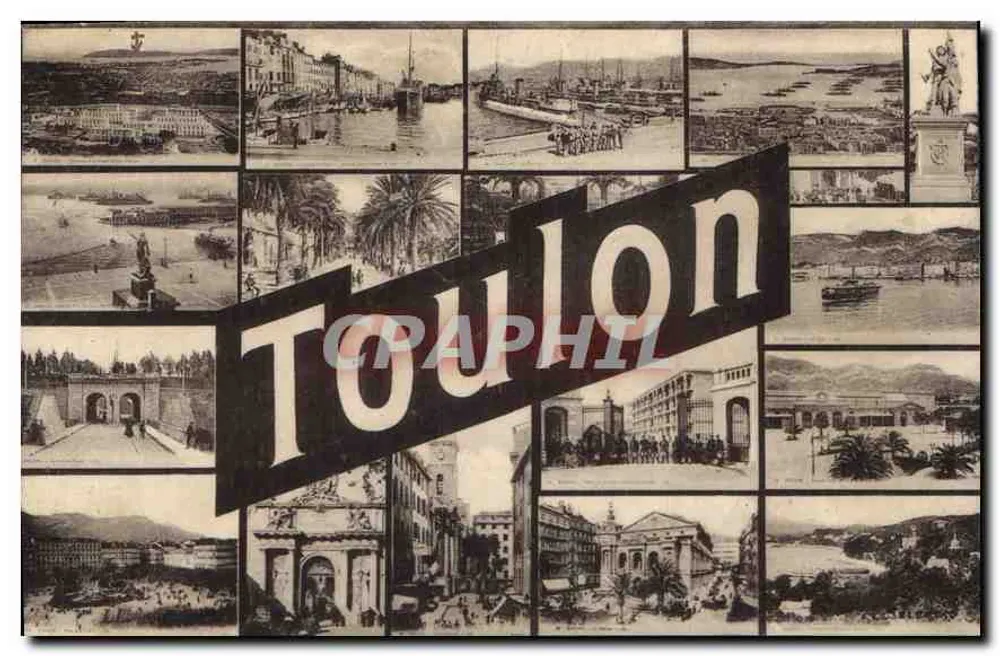 Toulon — vista panorâmica — Toulaphil - Frente