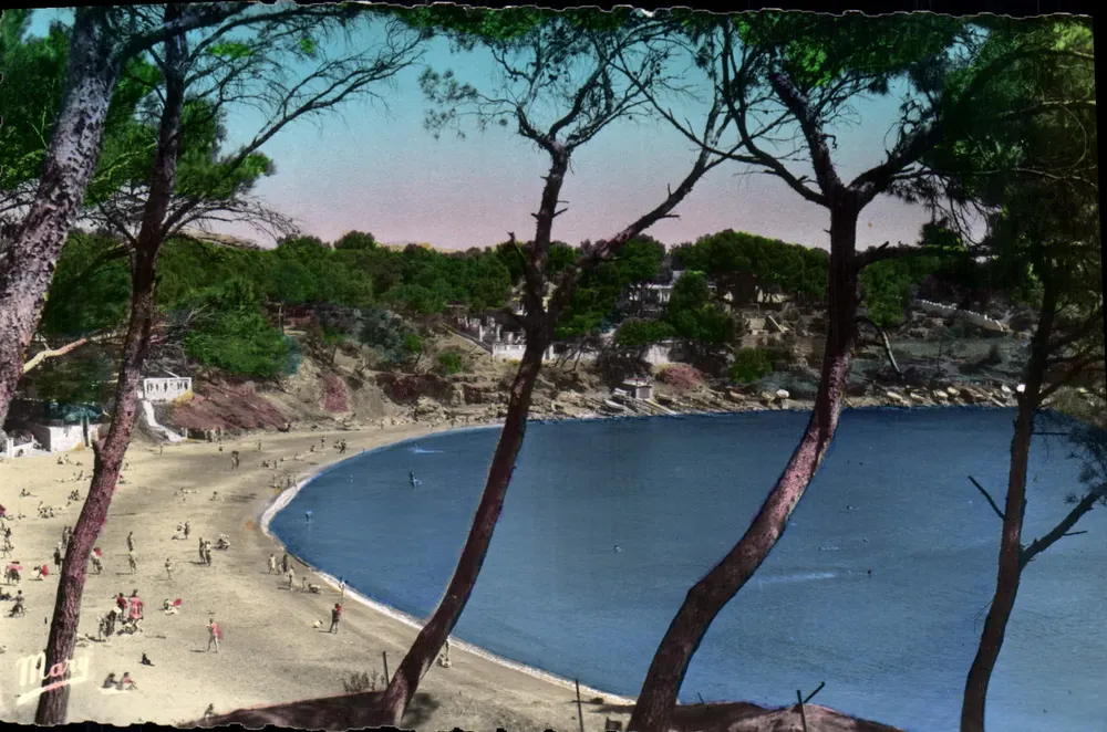 A Praia — Arredores de La Seyne — Edições MARY, Toulon - Frente
