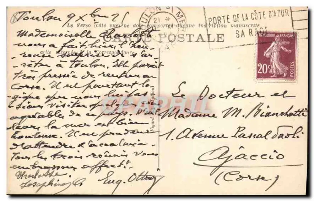 Toulon (Var) — Darsena Cronstadt — Grande Caffetteria della Rada - Verso