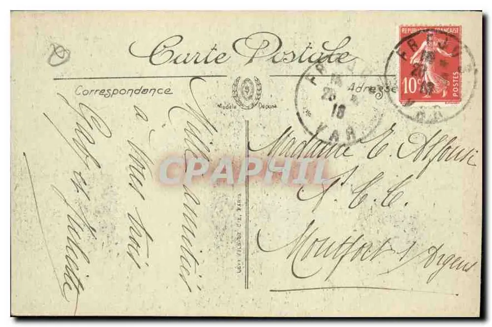 Saint-Raphaël — Ansicht der Villen und Valescure — Selecta - Rückseite