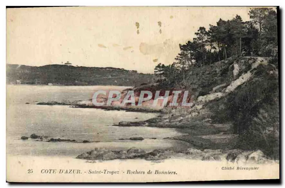 Côte d'Azur - Saint-Tropez - Rochers de Banniers — Glitché Bérengnier - Vorderseite