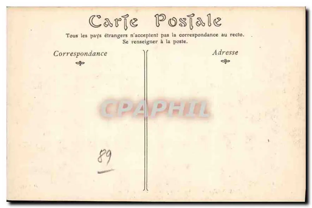 Auxerre — Allgemeine Ansicht vom Pont de Gien — ND Phot - Rückseite