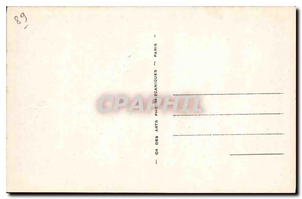 Auxerre — A Prefeitura — CIH dos Artes Fotográficas Paris - Verso