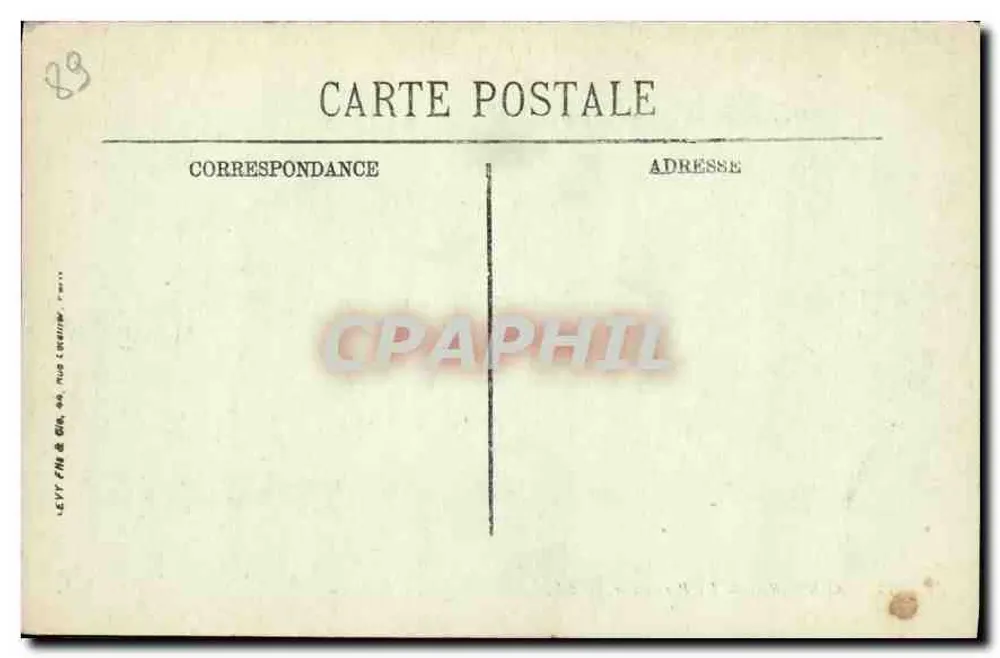 Auxerre — A Prefeitura — LL. n°17 - Verso
