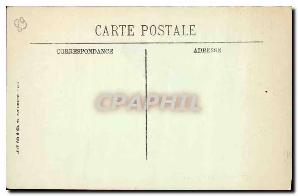 Auxerre — A Prefeitura — LL. - Verso