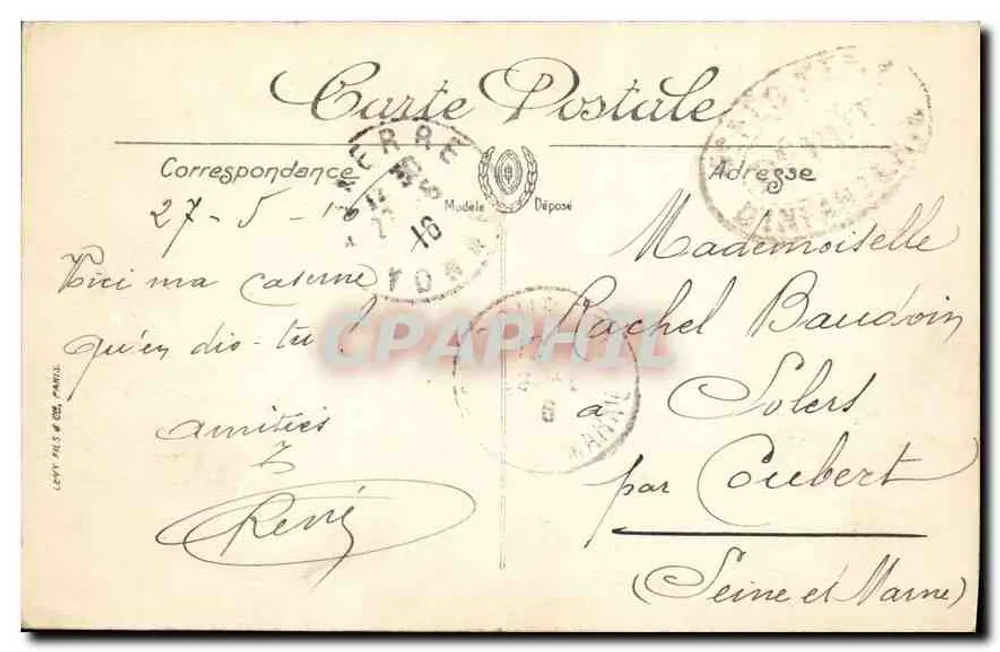Auxerre — Die Vauban-Kaserne — LL - Rückseite