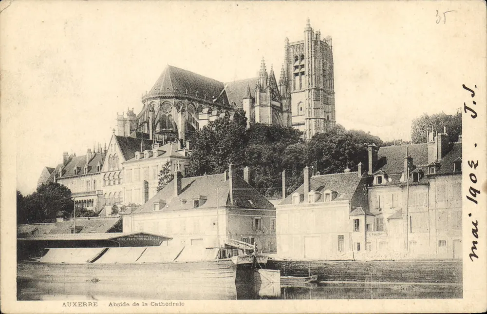 Auxerre — Abside de la Cathédrale — MARC-ALÉOU-DE-MASELLE, n°35 - Frente