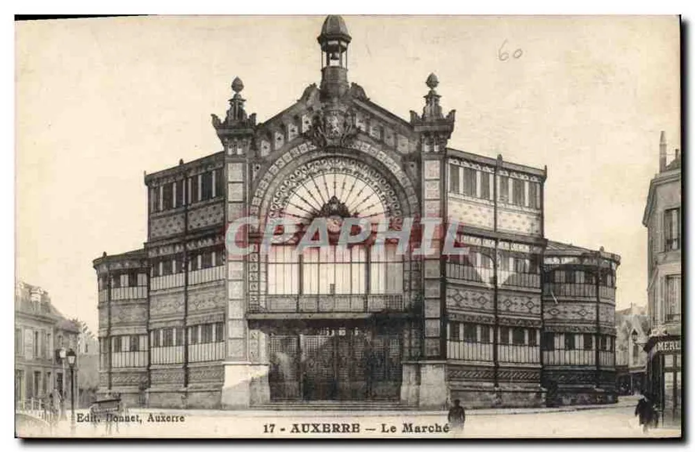 Auxerre — O Mercado — Editor Donnet, n°17 - Frente