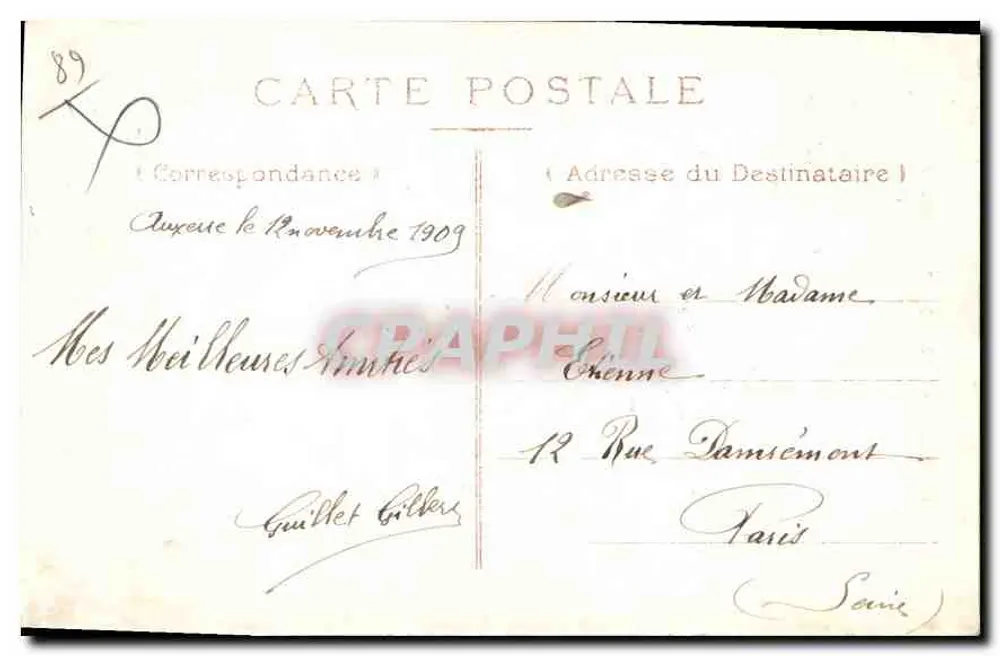Auxerre — Catedral St-Etienne — editor KD, n°6 - Verso