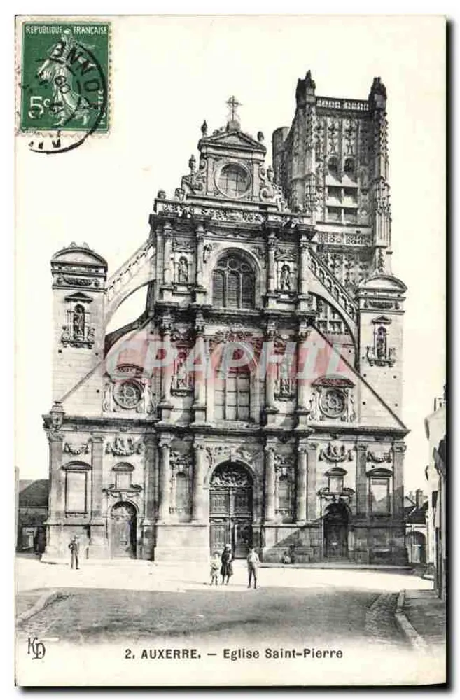 Auxerre — Igreja de São Pedro — editor KD, n°2 - Frente