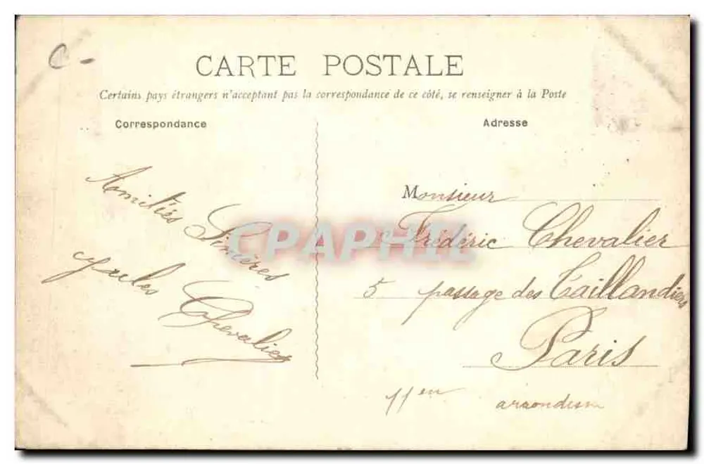 Auxerre — Escola Normal de Professores — Nordman, editor em Auxerre - Verso