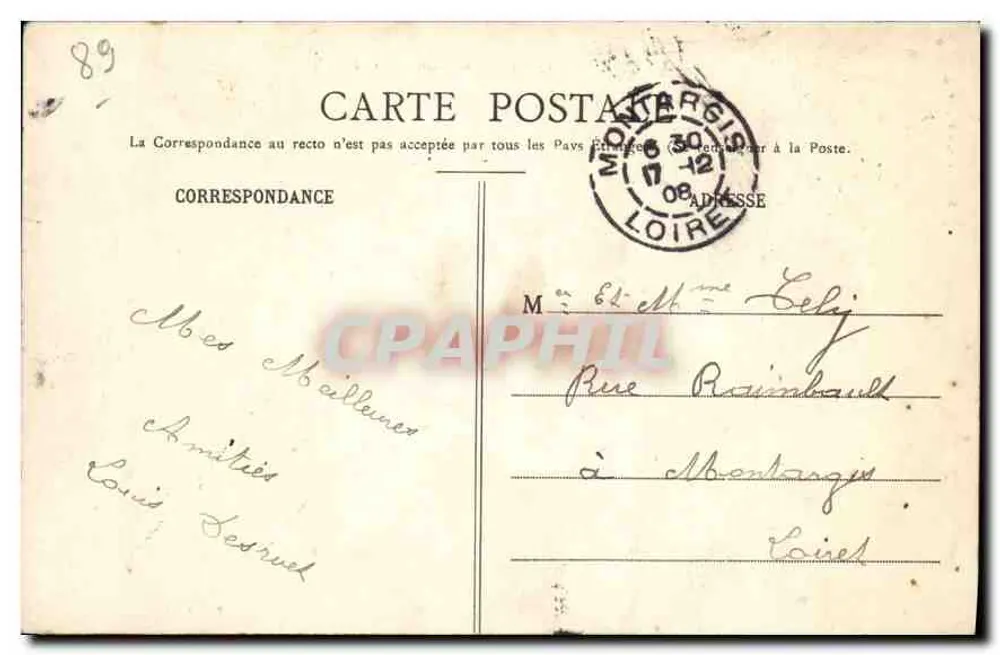 Luxerre - Die Ufer - Saint-Germain und das Hospiz — Nordmann, Verlag, Auzerre - Rückseite