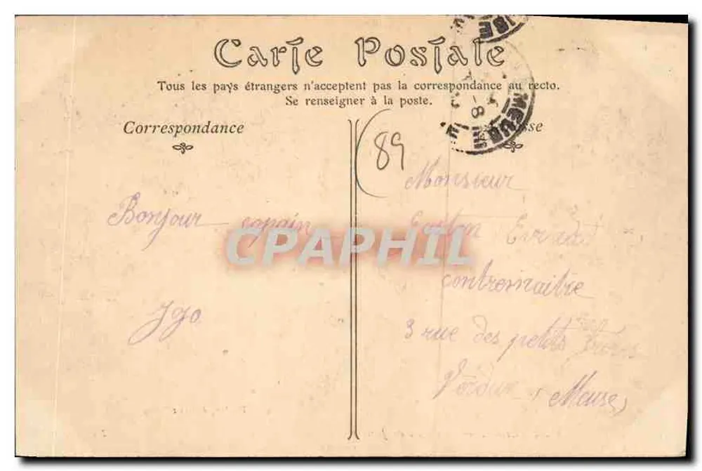 Auxerre — O Palácio de Justiça — Toulout, editor - Verso