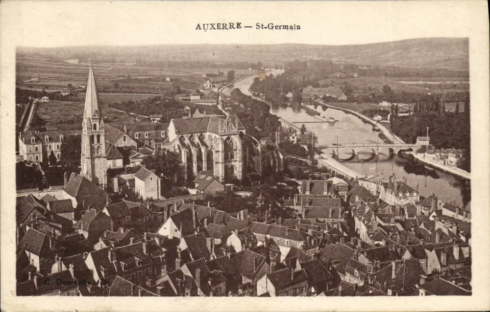 Auxerre — St-Germain — C. Dumeaullin, 1907 - Frente