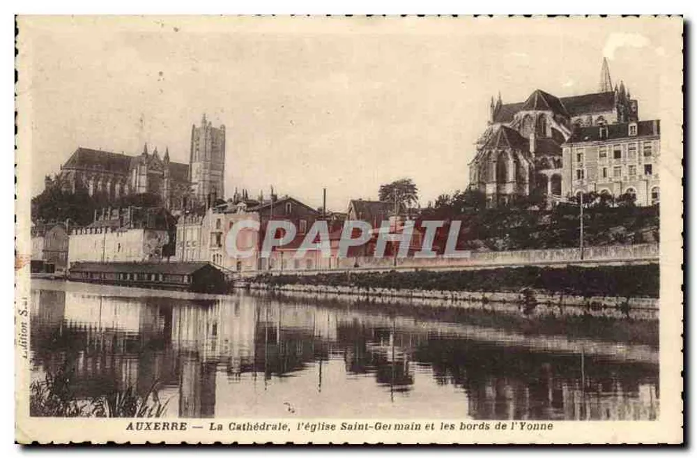 Auxerre — Die Kathedrale, die Kirche Saint-Germain und die Ufer der Yonne — Addition S. 41 - Vorderseite