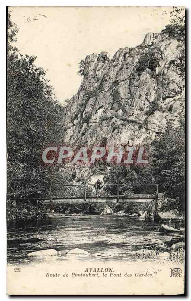 Avallon — Route de Pontaubert, die Brücke der Wächter — JND ROC - Vorderseite