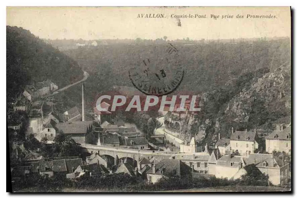 Avallon - Cousin-le-Pont. Ansicht vom Promenades — Verlag Promenades, Nr. 34 - Vorderseite