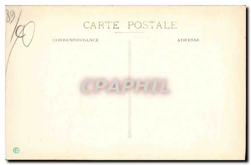 Avallon (Yonne) — A Pequena Porta — Coleção J. D., em Sens - Verso