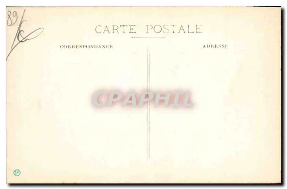 Avallon (Yonne) — A Pequena Porta — Coleção J. D., em Sens - Verso