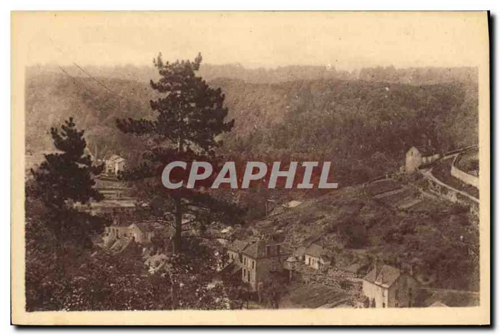 Aussicht auf das Cousin-Tal — aufgenommen von den Chaumes — 6 Avallon - Vorderseite