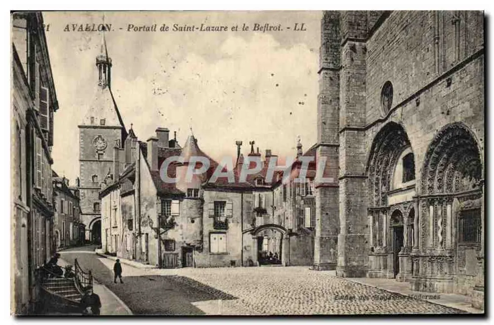 Avalon - Portal der Saint-Lazare und der Glockenturm - LL - Éditions des Éditeurs Modernes - Vorderseite