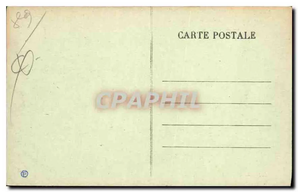 Avallon — Ansicht der Kleinen Pforte und der Turm Gaujard — Verlag H. Courbon - Rückseite