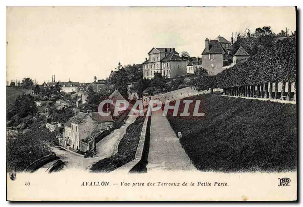 Avallon — Ansicht vom Terreaux der Petite Porte — JND Phot. - Vorderseite